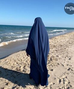 Jilbab 2 pieces Royal bleu graphite Mouhajiroun