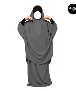 Jilbab Enfant gris Mouhajiroun