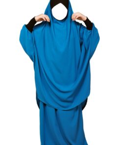Jilbab Enfant bleu graphite Mouhajiroun