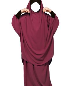 Jilbab Enfant bordeaux Mouhajiroun