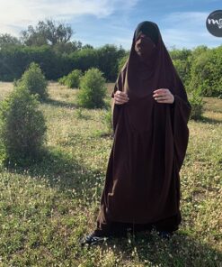 Jilbab 2 pieces Royal prune Mouhajiroun