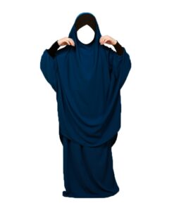 Jilbab enfant bleu nuit Mouhajiroun