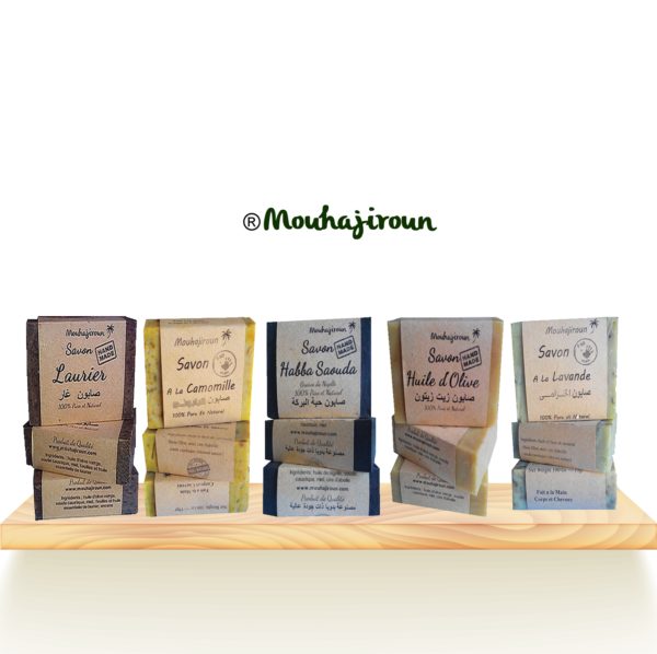 Packs de 5 Savons 100% naturel