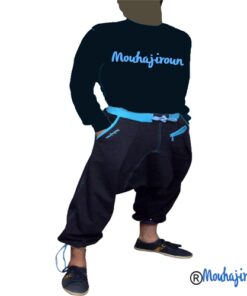 Sarouel Homme bleu nuit Mouhajiroun
