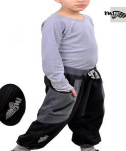 Sarouel poche noir-gris Mouhajiroun