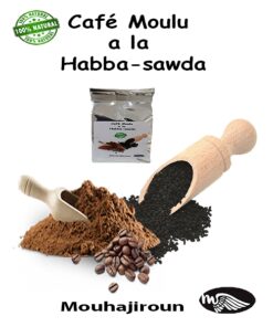 Café moulu au Nigelle Mouhajiroun