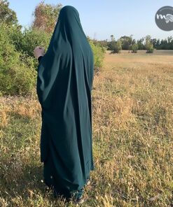 Jilbab 2 Stück Royal ente grün Mouhajiroun