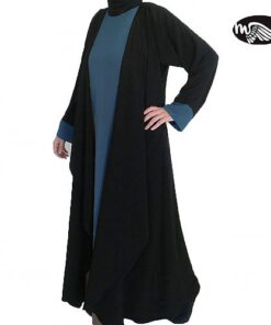 Abaya Ruqayya bleu Mouhajiroun