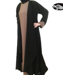 Abaya Ruqayya taupe Mouhajiroun