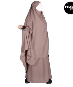 Jilbab Yasmine Taupe Mouhajiroun