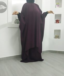 Tunique Sarah Mouhajiroun-prune