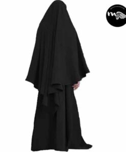 Robe et Khimar Oumayrah noir Mouhajiroun