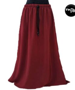 Jupe Mariem bordeaux Mouhajiroun
