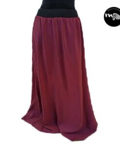 Jupe Assia bordeaux Mouhajiroun