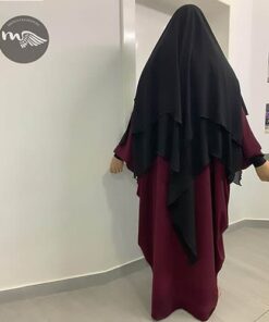 Khimar double voile Amna