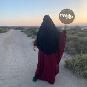Khimar double voile Amna