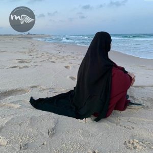 Khimar double voile Amna