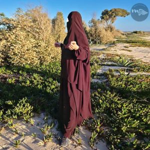 Ensemble abaya-khimar Tahira