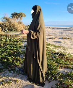 Ensemble abaya-khimar Tahira