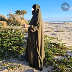 Ensemble abaya-khimar Tahira