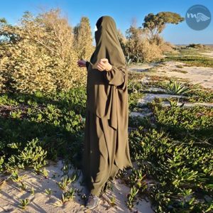 Ensemble abaya-khimar Tahira