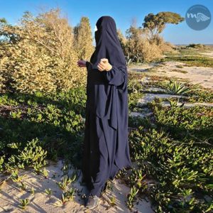 Ensemble abaya-khimar Tahira