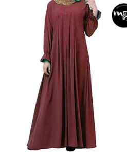 Alternative view of Abaya plissée jawhara