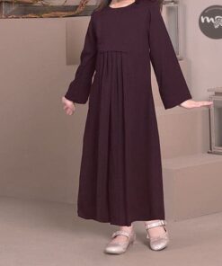 Abaya Lili plissée enfant