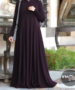 Abaya Tasnim a boutons