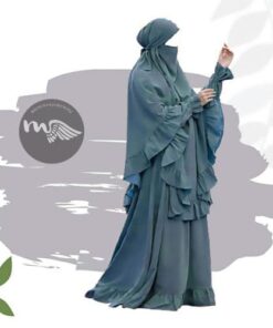 Alternative view of Ensemble abaya khimar Qutaylah