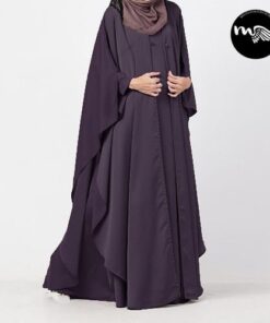 Alternative view of Abaya kimono caftan sutra
