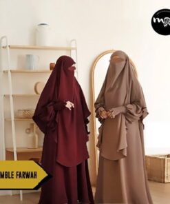 Ensemble abaya khimar Farwah
