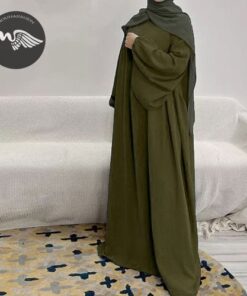 Alternative view of Abaya manches bouffantes Hawwa
