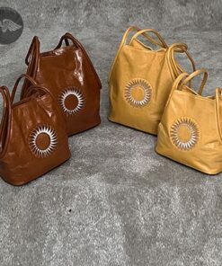 Sac fourre-tout en cuir véritable