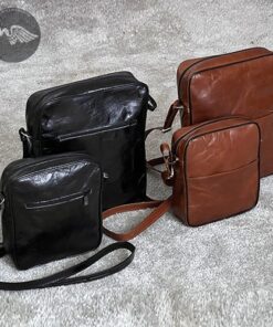 Sacoche Homme en cuir véritable