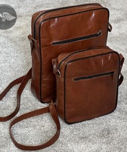 Alternative view of Sacoche Homme en cuir véritable