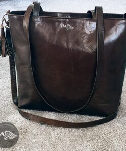 Sac a Main besace en cuir véritable