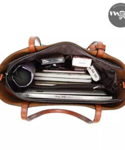 Alternative view of Sac a Main besace en cuir véritable